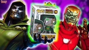 ЗОМБИ ДОКТОР ДУМ FUNKO POP! ЖЕЛЕЗНЫЙ ЧЕЛОВЕК VS ЗЛОДЕИ MARVEL - МЕГА БИТВА!