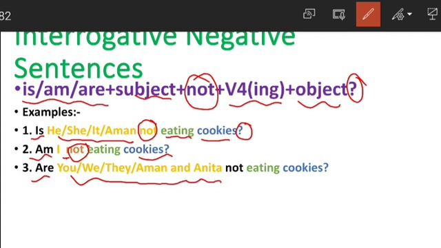 Present Continuous # Interrogative negative sentences- Part-4 смотреть онлайн