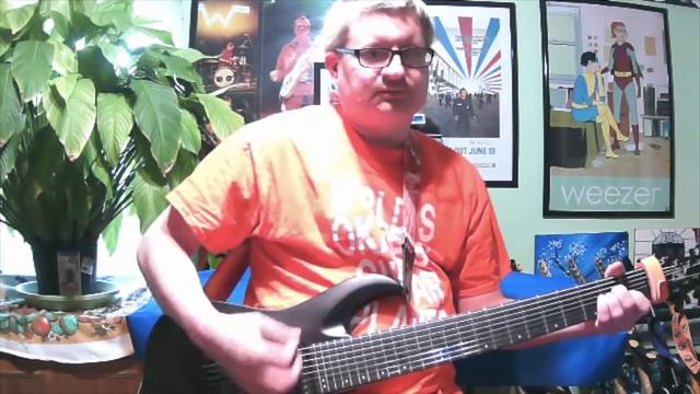 IYV (IVY) IS8-300 8 String Guitar Demo смотреть онлайн