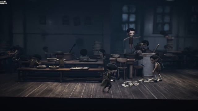 Escaping Through The Kitchen and Cafeteria Scene - Little Nightmares 2 смотреть онлайн