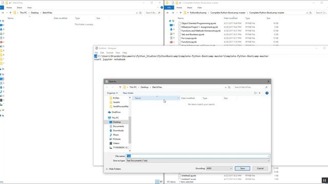 Run Jupyter Notebook from a Windows batch file смотреть онлайн
