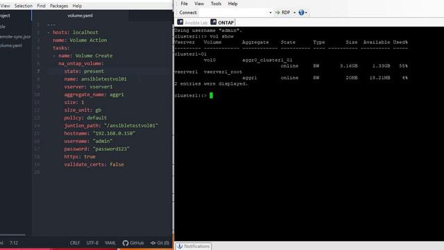 5. NetApp Volume Creation Using Ansible