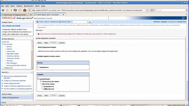 WebLogic Server HTTP Session Replication Part 2 смотреть онлайн