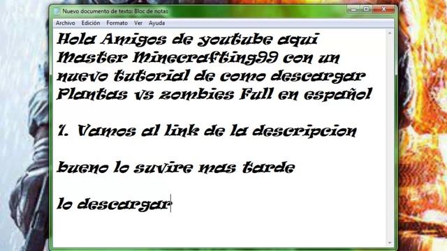 Como Descargar Plantas Vs Zombies Full En Español (DepositFiles)