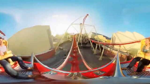 Панорамное видео 360 градусов! Американские горки! Для 3D масок виртуальной реальности смотреть онлайн