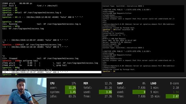 Gestión de Procesos en Linux - Parte 1 (ps, kill, jobs, fg, bg, disown, etc) смотреть онлайн