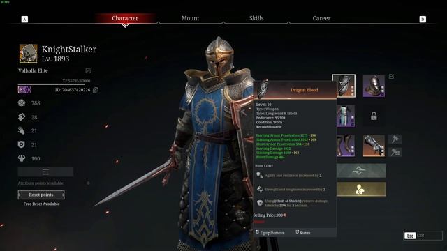 Conqueror's Blade - My Longsword Build - Skills, Stats, Runes and Gear Guide смотреть онлайн