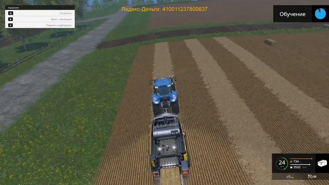 Farming Simulator 15 - Прохожу обучение смотреть онлайн