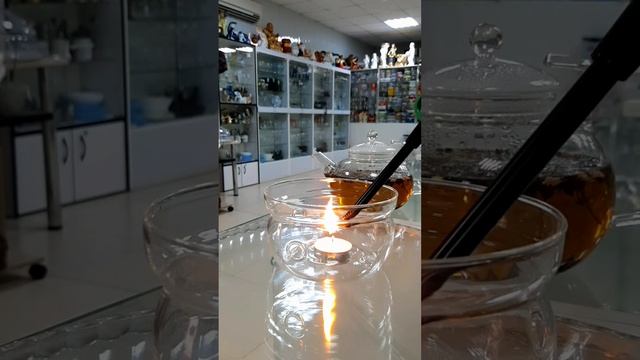 Заварочный чайник 1 л. "Иван - чай", TimA, подставка для подогрева. смотреть онлайн