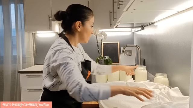 #Մածուն Տնական Մածուն! Ինչպես մերել, որ պինդ ստացվի! Мацун! Armenian Yogurt!