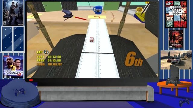 Mini Desktop Racing PS2 Review смотреть онлайн