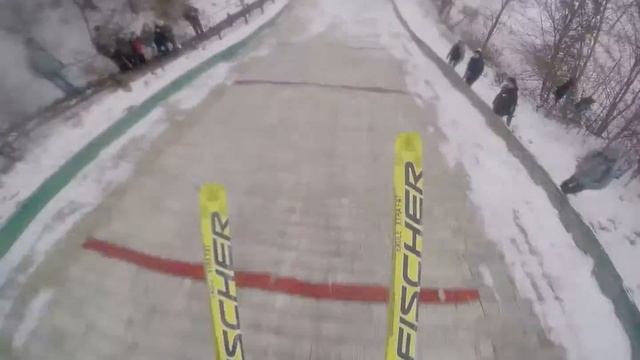 Ski jump in Kremenets смотреть онлайн