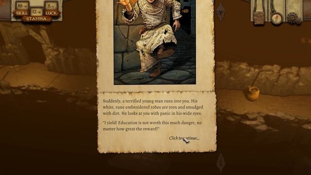 The Warlock of Firetop Mountain #02 EYE OF THE CYCLOPS - Fight Fantasy Let's Play смотреть онлайн