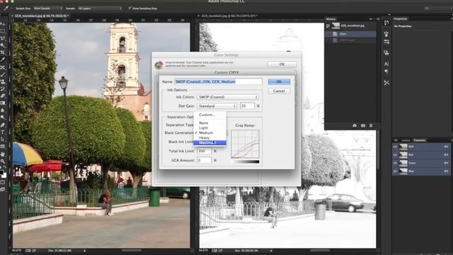 Color Profiles in Photoshop: GCR Profile Tutorial смотреть онлайн
