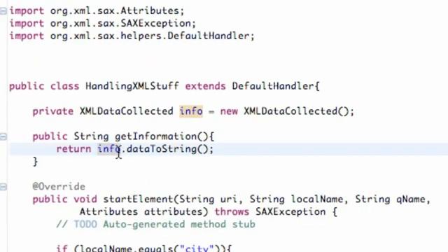 Android Application Development 159 Finishing XML parser смотреть онлайн