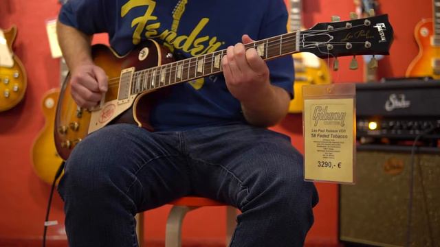 SOLD - Gibson Les Paul 1958 Reissue VOS Tobacco - #81022 смотреть онлайн