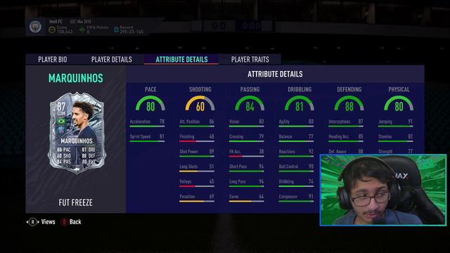 87 MARQUINHOS FREEZE CARD SBC (CRAZY CARD) | FIFA 21 ULTIMATE TEAM смотреть онлайн