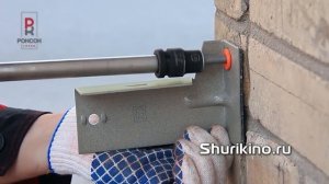 Видео урок Установка базовых кронштейнов навесного вентилируемого фасада вентфасада Ронсон-500