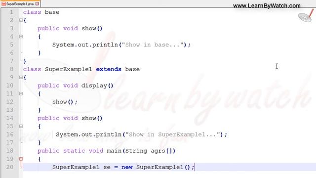 How to use Super keyword in JAVA (Example3) | Learn JAVA with Practical Examples | Vineet Agrawal смотреть онлайн