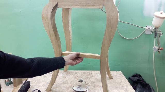 Изготовление столика на ножках кабриоль... смотреть онлайн