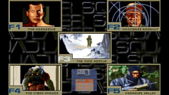 laser squad (dos) the mine rescue intro music - adlib смотреть онлайн