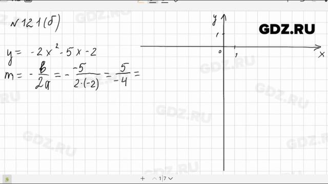 № 121 - Алгебра 9 класс Макарычев смотреть онлайн