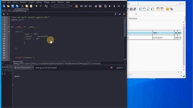 Python SAP NW RFC SDK part2 смотреть онлайн