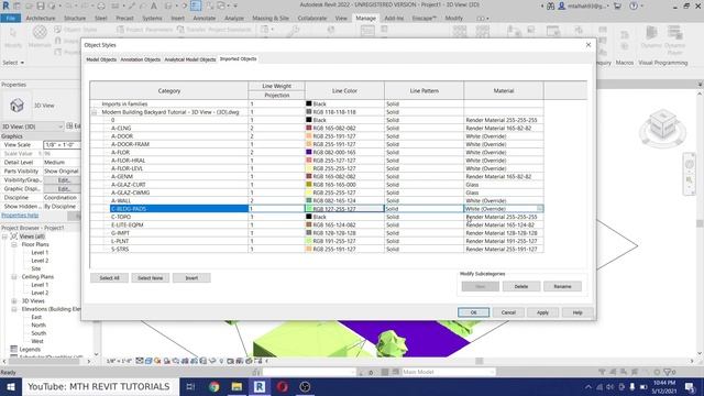 Maquette Render in Revit | Override material in Revit | Material Hack in Revit смотреть онлайн