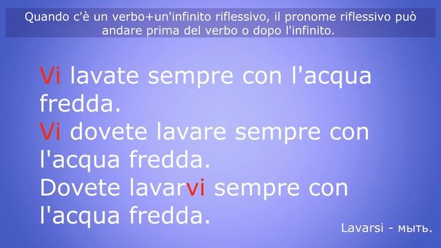 Урок №42: Возвратные глаголы в итальянском языке | verbi riflessivi смотреть онлайн