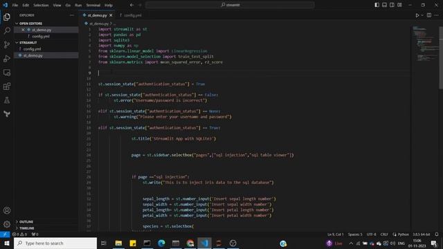 Streamlit - Login page | Part -16 | Tamil | Deep Matrix | Data Science смотреть онлайн