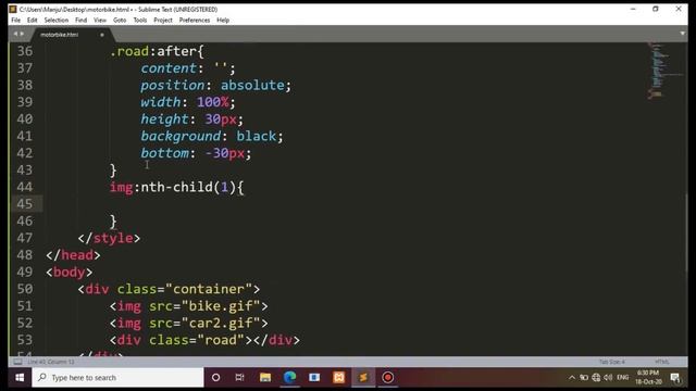 Motorbike Accident Funny Animation Using HTML & CSS In Tamil | CSS Animation In Tamil | смотреть онлайн