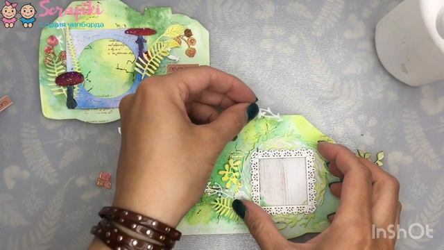 Forest mini album. Tutorial | Scrapbooking (Лесной миниальбом. Мастер-класс | Скрапбукинг) смотреть онлайн
