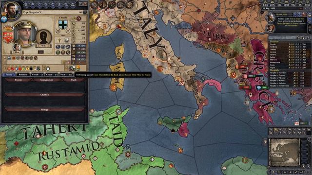 Crusader Kings 2 Holy Fury | By Jupiter | Part 45 | To Rome or Not To Rome смотреть онлайн