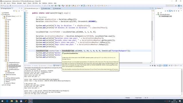 [Java time v11] Duration és Period смотреть онлайн