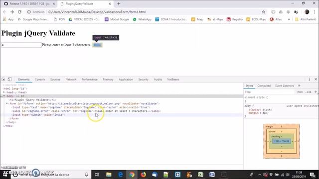Plugin JQuery Validate By Vincent - Parte 1 (ITA) смотреть онлайн