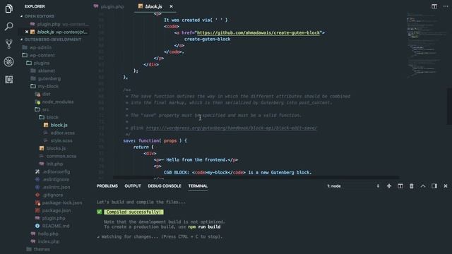 Getting Started with Gutenberg Block Development Tutorial in WordPress смотреть онлайн