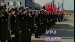 Сахалинское мореходное училище на демонстрации 1.05.89.