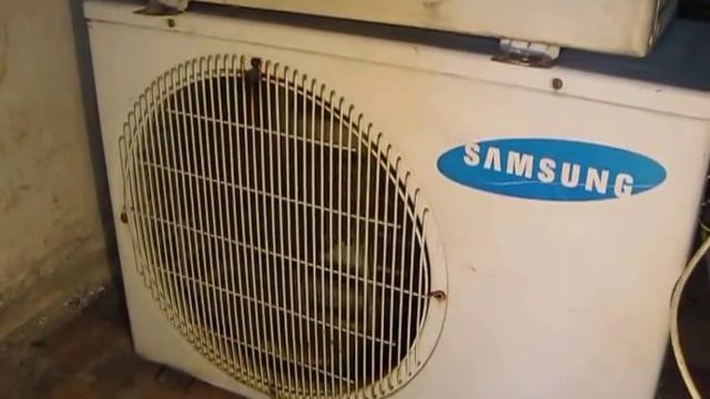 Промвентилятор из наружного блока кондиционера смотреть онлайн