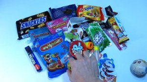 New LOT«S Of CANDIES - Kinder Joy Surprise Eggs And More Sweet Candy - For Children FUN