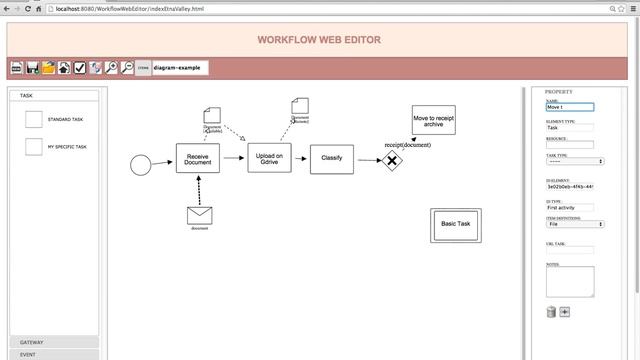 Workflow Web Editor demo editing process смотреть онлайн
