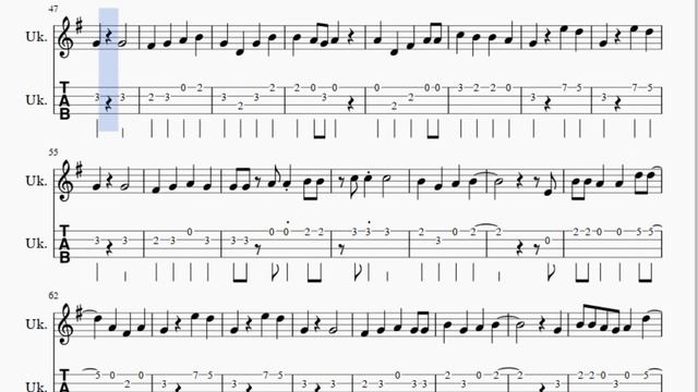 Ukulele Tab: How to play Silhouette by Kana Boon смотреть онлайн