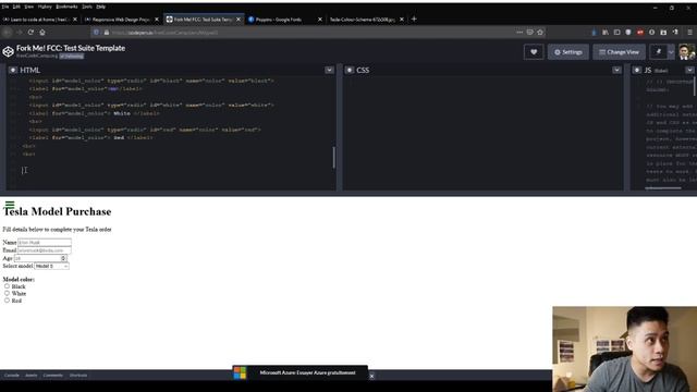 freeCodeCamp - Build a Survey Form (solution) смотреть онлайн