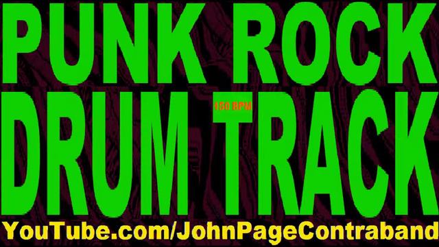 Punk Rock Drum Track 150 bpm DRUMS ONLY for Guitar and Bass смотреть онлайн