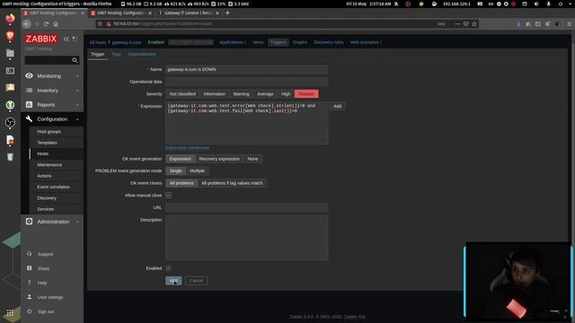 Check your website uptime with Zabbix. Web check basics covered. смотреть онлайн