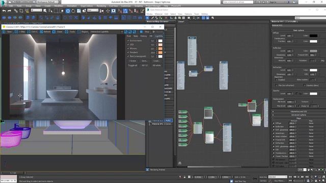 Complete Material Setup For Bathroom Scene | 3ds Max & Corona Render