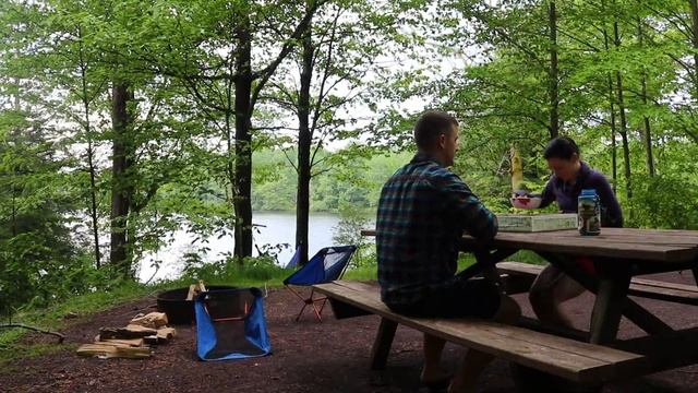 Scamp Road Trip: Part 5: Ricketts Glen State Park PA: BIG Thunderstorm / Waterfall Trail Hike: LNAB