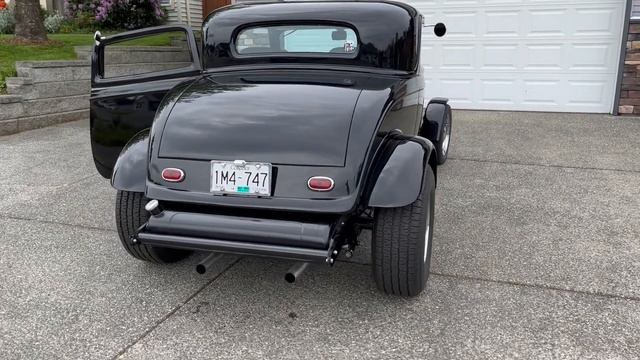 FOR SALE: 1932 Ford 3 window Coupe, Start up & Walk Around смотреть онлайн