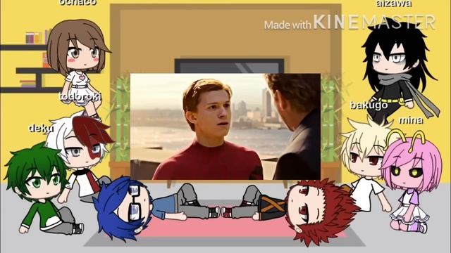 Bnha reacts to Peter Parker/part 2 смотреть онлайн