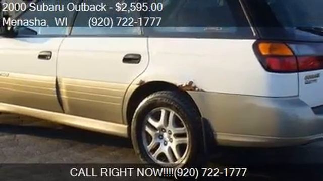 2000 Subaru Outback Base AWD 4dr Wagon for sale in Menasha, смотреть онлайн