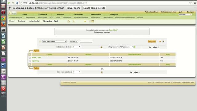 Autenticando o GLPi no OpenLDAP смотреть онлайн
